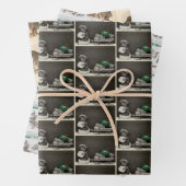  winterkatten inpakpapier set (In situ)