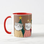 Winterkatten Mok (Links)