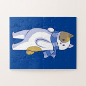 winterkattenpuzzel legpuzzel (Horizontaal)