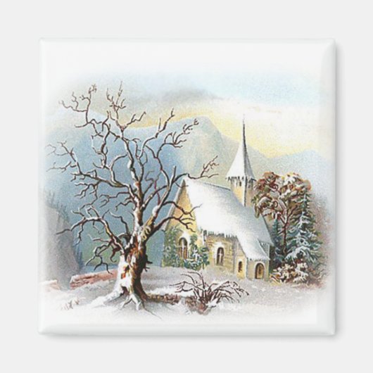 Winterkerk Magneet (Voorkant)