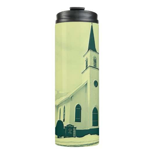 Winterkerk Thermosbeker (Voorkant)