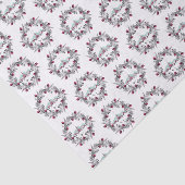 Winterkerkscène met kerstmis Tissuepapier (Detail)