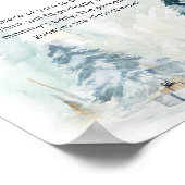 Winterkerst hoe groot is het moemiebelspel poster (Hoek)