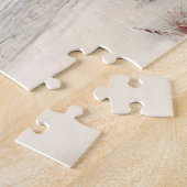 winterkerst per paard en koets legpuzzel (Zijkant)