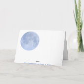 Winterkerst/solstice-Kaart Feestdagen Kaart (Achterkant)