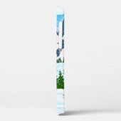 Winterkerstachtergrond. Pijnboomhout en sn Case-Mate iPhone Case (Achterkant / Links)