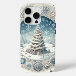 Winterkerstboom iPhone 15 Pro Case