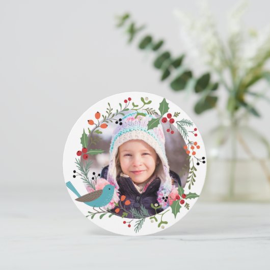 Winterkerstkaarten Feestdagenkaart (Staand voorkant)