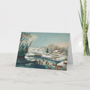 winterkerstkaarten voor kerstfeestdagen feestdagen kaart