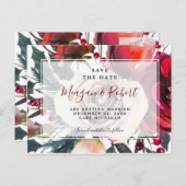 winterkerstvakantie met uitzondering van de datumk aankondigingskaart (Voorkant / Achterkant)