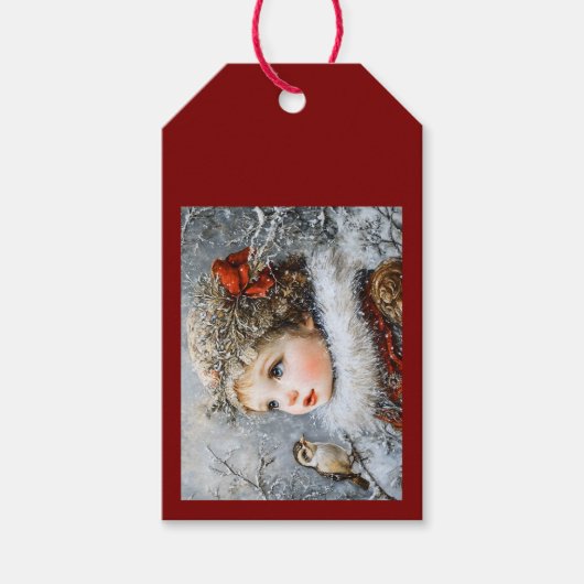 Winterkind Cadeaulabel (Voorkant)