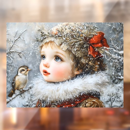 Winterkind Raamsticker (Vel 2)