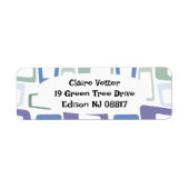 Winterkleuren Etiket (Voorkant)