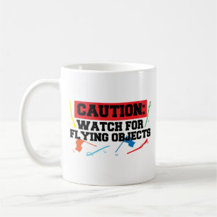 Winterkleurenwacht Let op vliegen Koffiemok