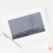 Winterkloosters Rechthoekige Sticker (Envelop)