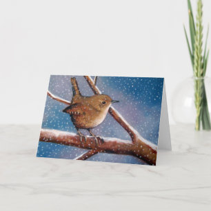 Winterkoninkje in de Winter: Kunstwerk: De Kaart