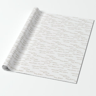 Winterland Holiday Wrapping Paper Cadeaupapier