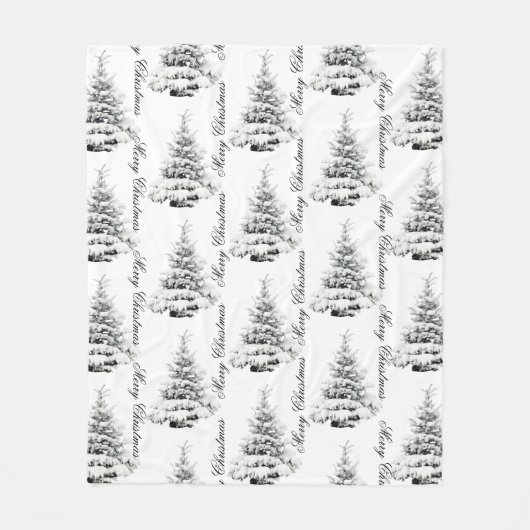WINTERLAND kerstdeken Fleece Deken (Voorkant)