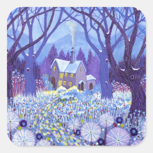 Winterlands 2012 vierkante sticker (Voorkant)