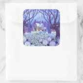 Winterlands 2012 vierkante sticker (Tas)