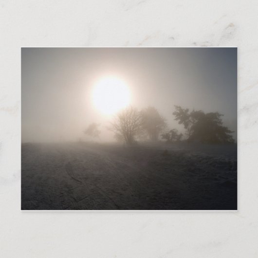 winterlandschaft briefkaart (Voorkant)