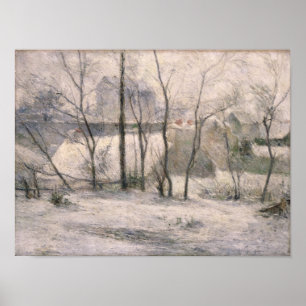 Winterlandschap, 1879 poster