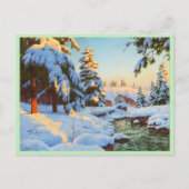 Winterlandschap, Bessonof Briefkaart (Voorkant)