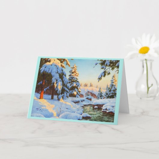 Winterlandschap, Bessonof Kaart (Kleine Plant)