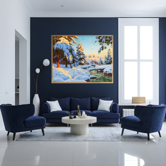 Winterlandschap, Bessonof Poster
