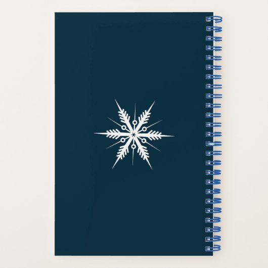 Winterlandschap, Bessonof, Recipes Notitieboek (Achterkant)