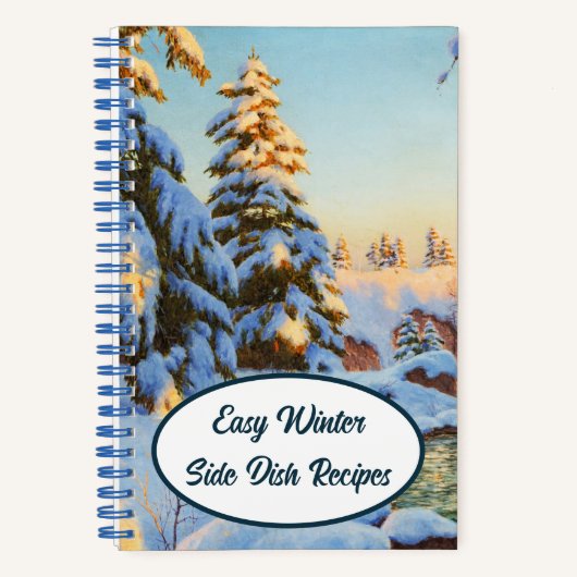Winterlandschap, Bessonof, Recipes Notitieboek (Voorkant)