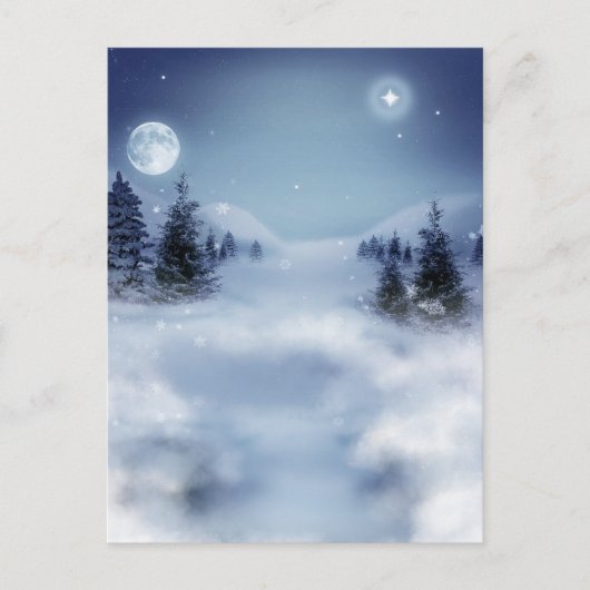 Winterlandschap Briefkaart (Voorkant)