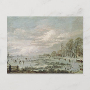Winterlandschap Briefkaart