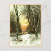 Winterlandschap Briefkaart (Voorkant)