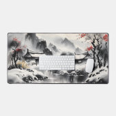 Winterlandschap Bureaumat (Keyboard & Muis)