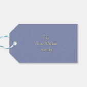 Winterlandschap Cadeaulabel (Achterkant Horizontaal)