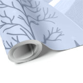 Winterlandschap Cadeaupapier (Rol Hoek)
