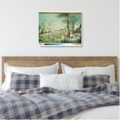 Winterlandschap Canvas Afdruk (Insitu (Slaapkamer))