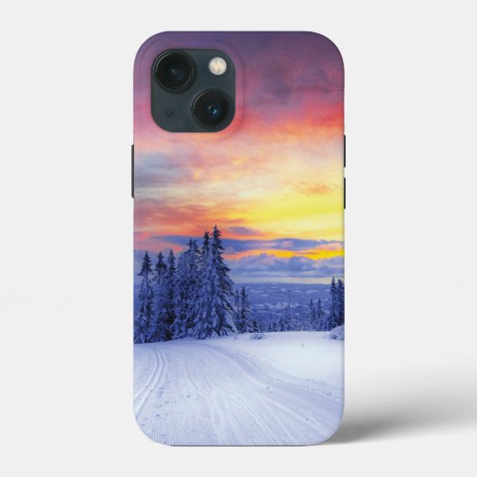 Winterlandschap Case-Mate iPhone Case (Achterkant)