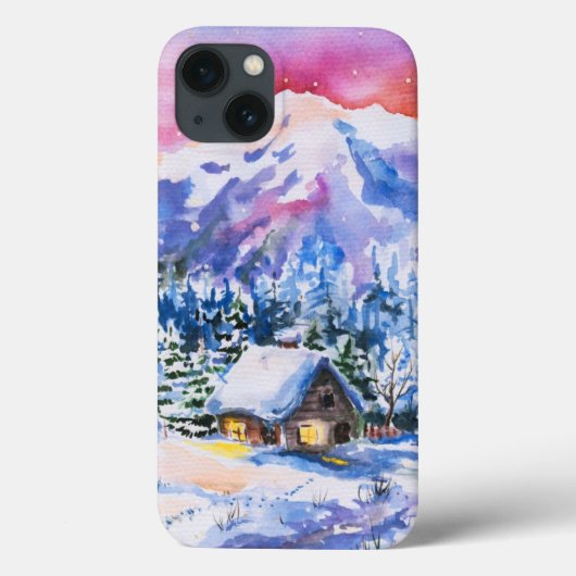 Winterlandschap Case-Mate iPhone Case (Achterkant)