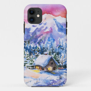 Winterlandschap iPhone 11 Hoesje