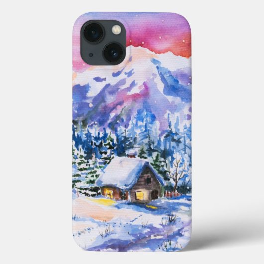 Winterlandschap Case-Mate iPhone Case (Achterkant)