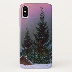 Winterlandschap Caspar David Friedrich iPhone X Hoesje