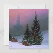 Winterlandschap Caspar David Friedrich Kaart (Voorkant)