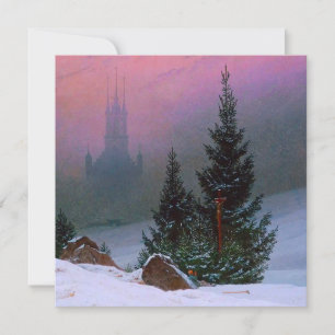 Winterlandschap Caspar David Friedrich Kaart