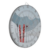 Winterlandschap Dartbord (Voorkant Links)