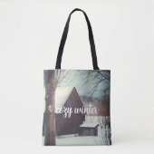 Winterlandschap Draagtas (Voorkant)