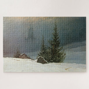 Winterlandschap: een meesterwerk van Friedrich Legpuzzel