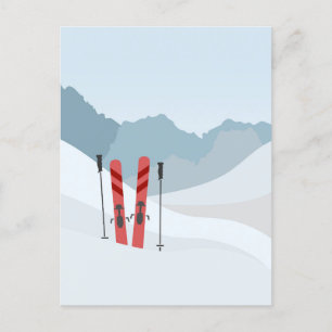 Winterlandschap Feestdagenkaart