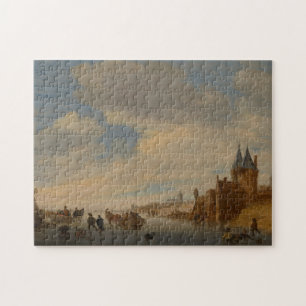Winterlandschap in Arnhem 1653 Legpuzzel